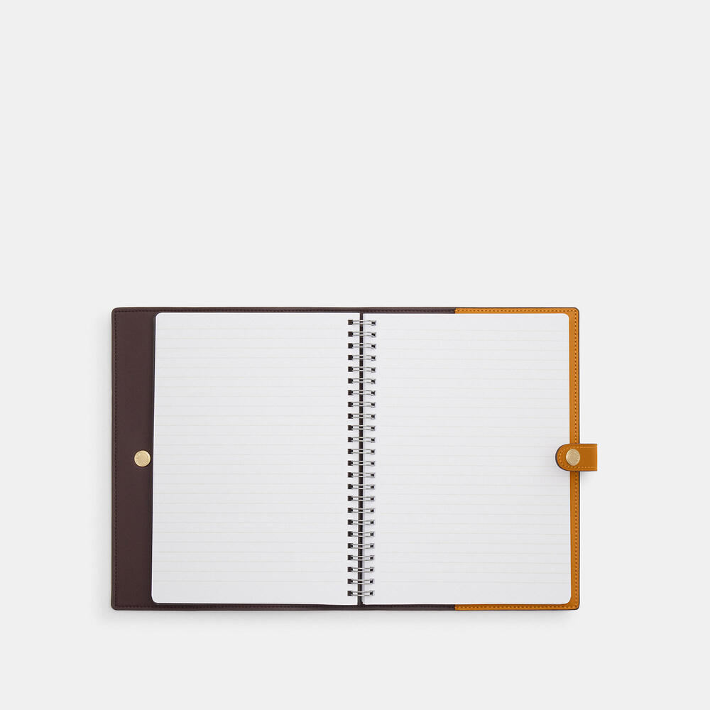Notebook In Signature Canvas With Floral Print - Picture 2 of 3